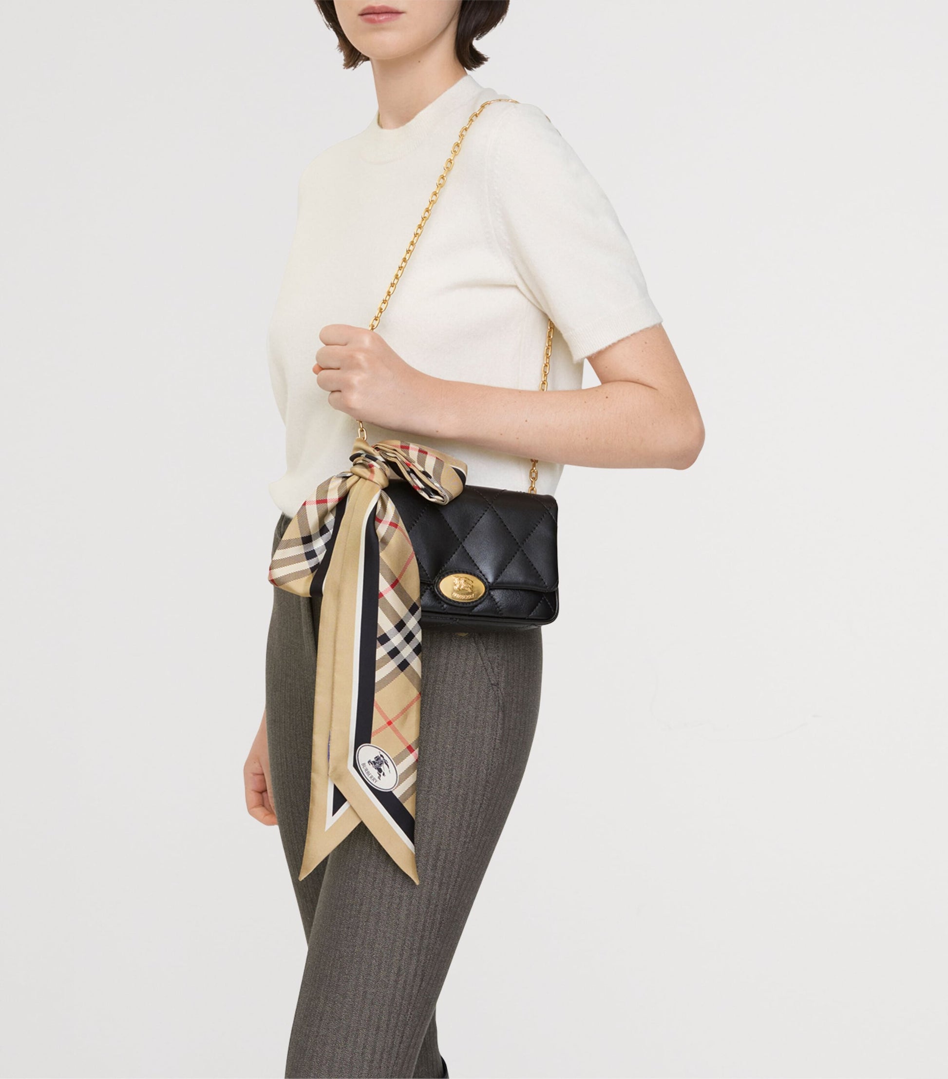 Burberry Silk Check Twilly