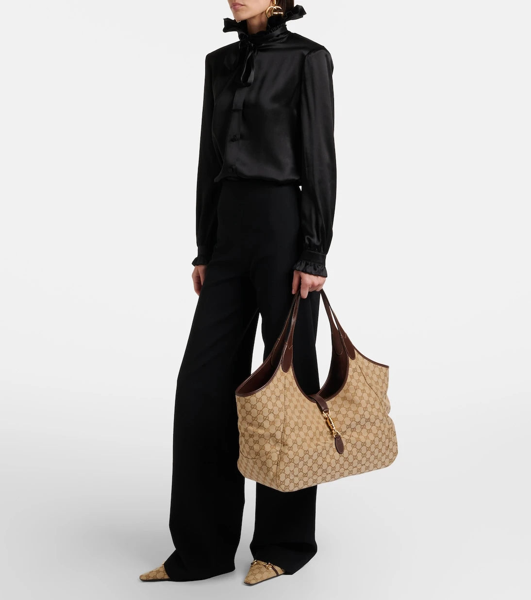 Gucci - Gucci Mercato GG Canvas Large tote bag