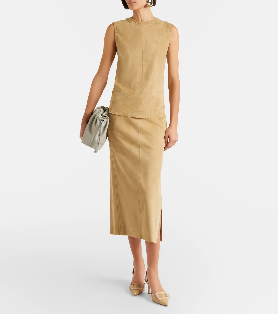 Stouls - Miuccia suede top