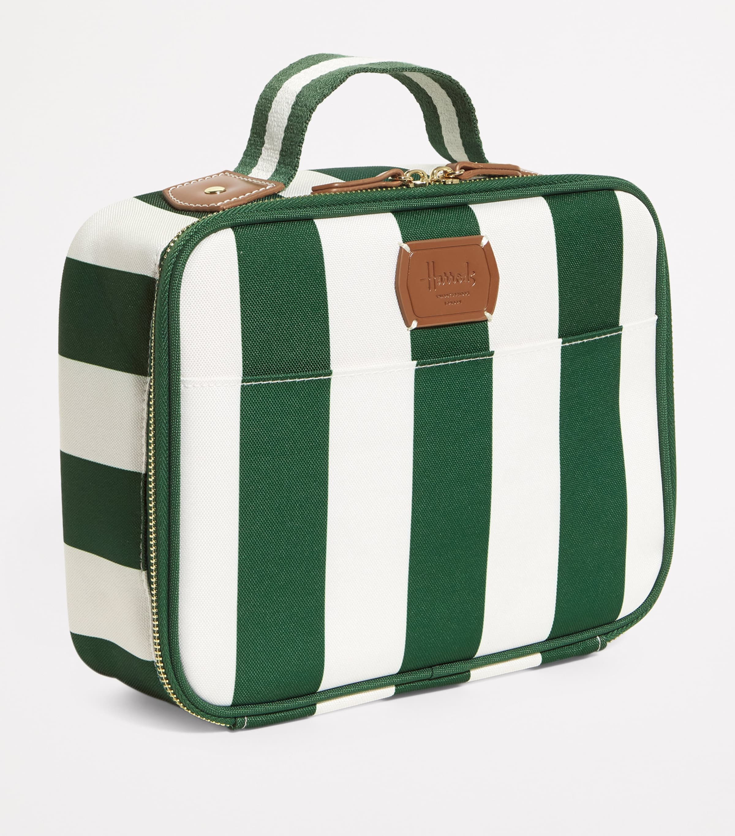 Striped Sandwich Box HARRODS GREEN