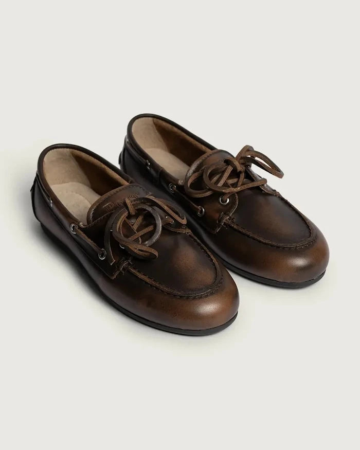 Posa süet kadın mokasen Boat Loafer