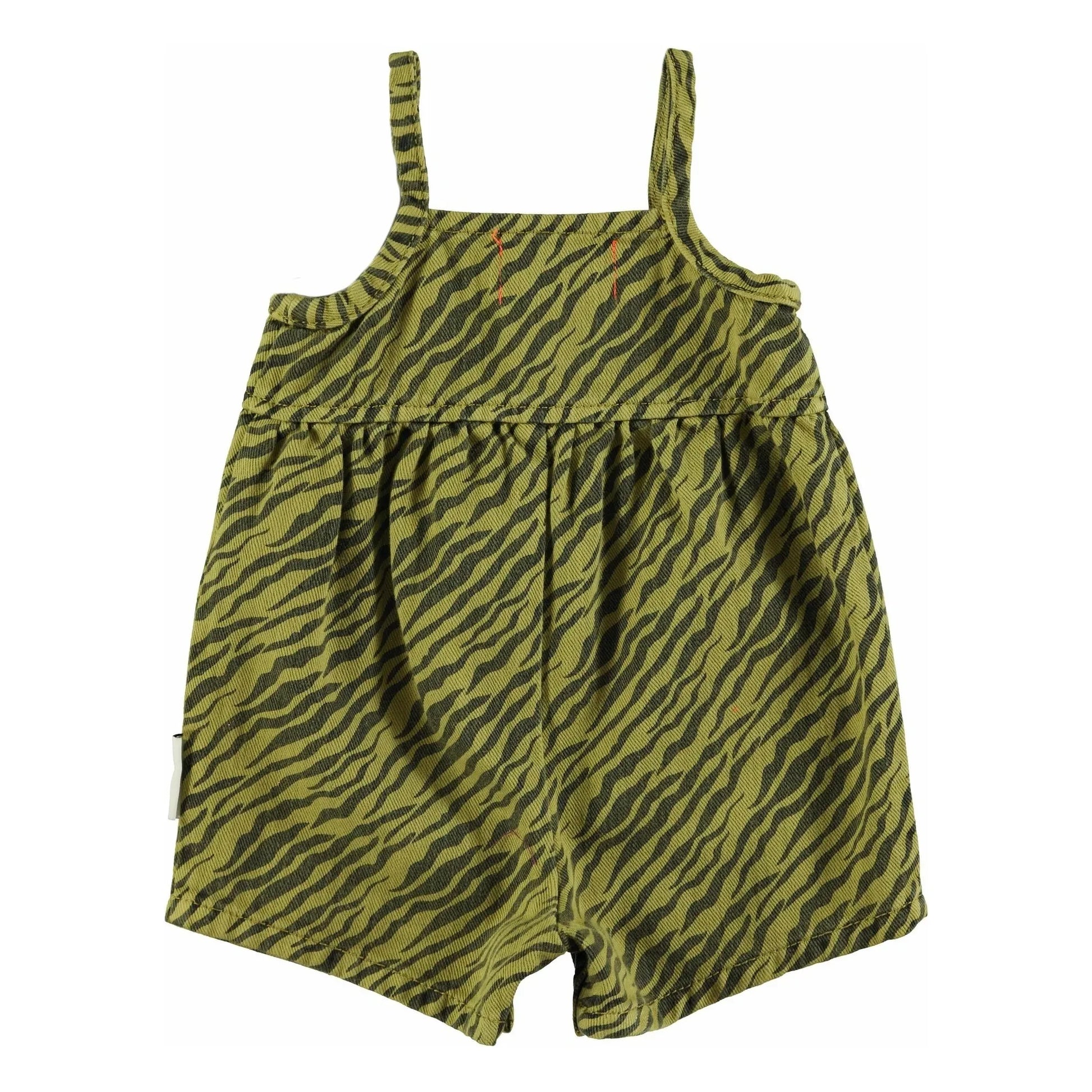 Piupiuchick - Zebra Playsuit | Olive