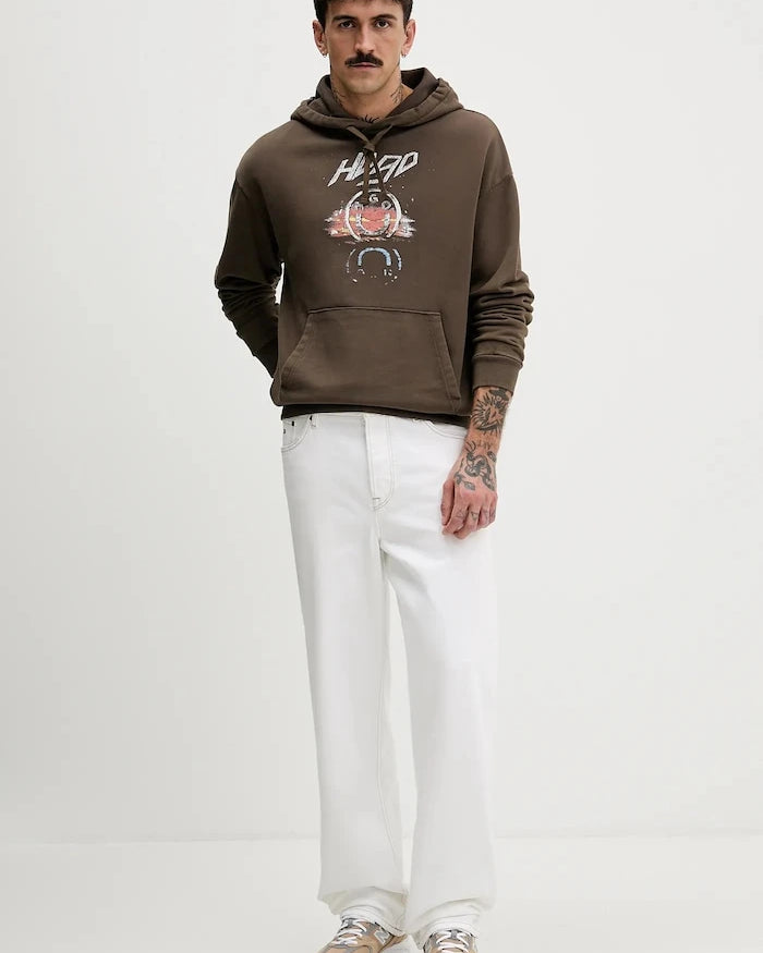 Hugo Blue Nimponex Pamuklu Sweatshirt