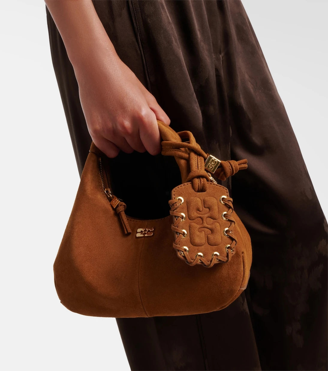 Ganni - Mini top-handle bag