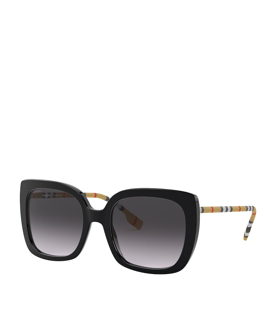 Black Oversized Square Sunglasses