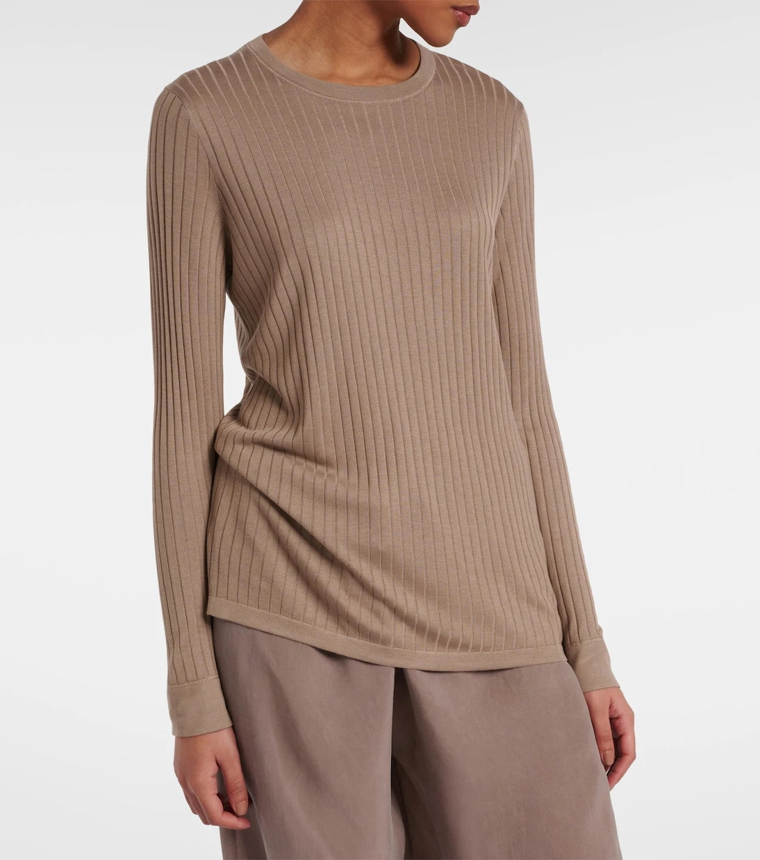 The Row - Keya ribbed-knit top