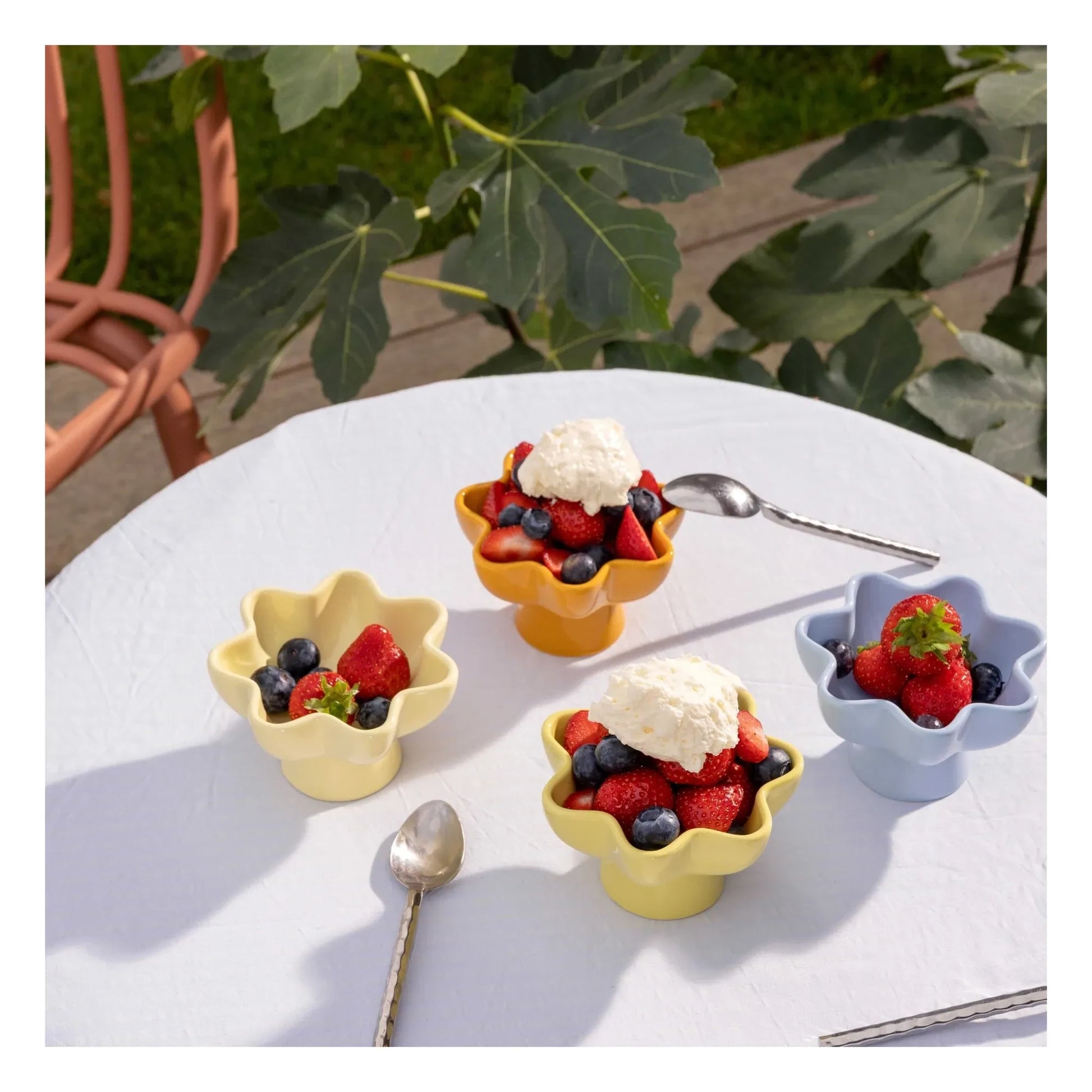 &Klevering - Sun stoneware bowls - Set of 4