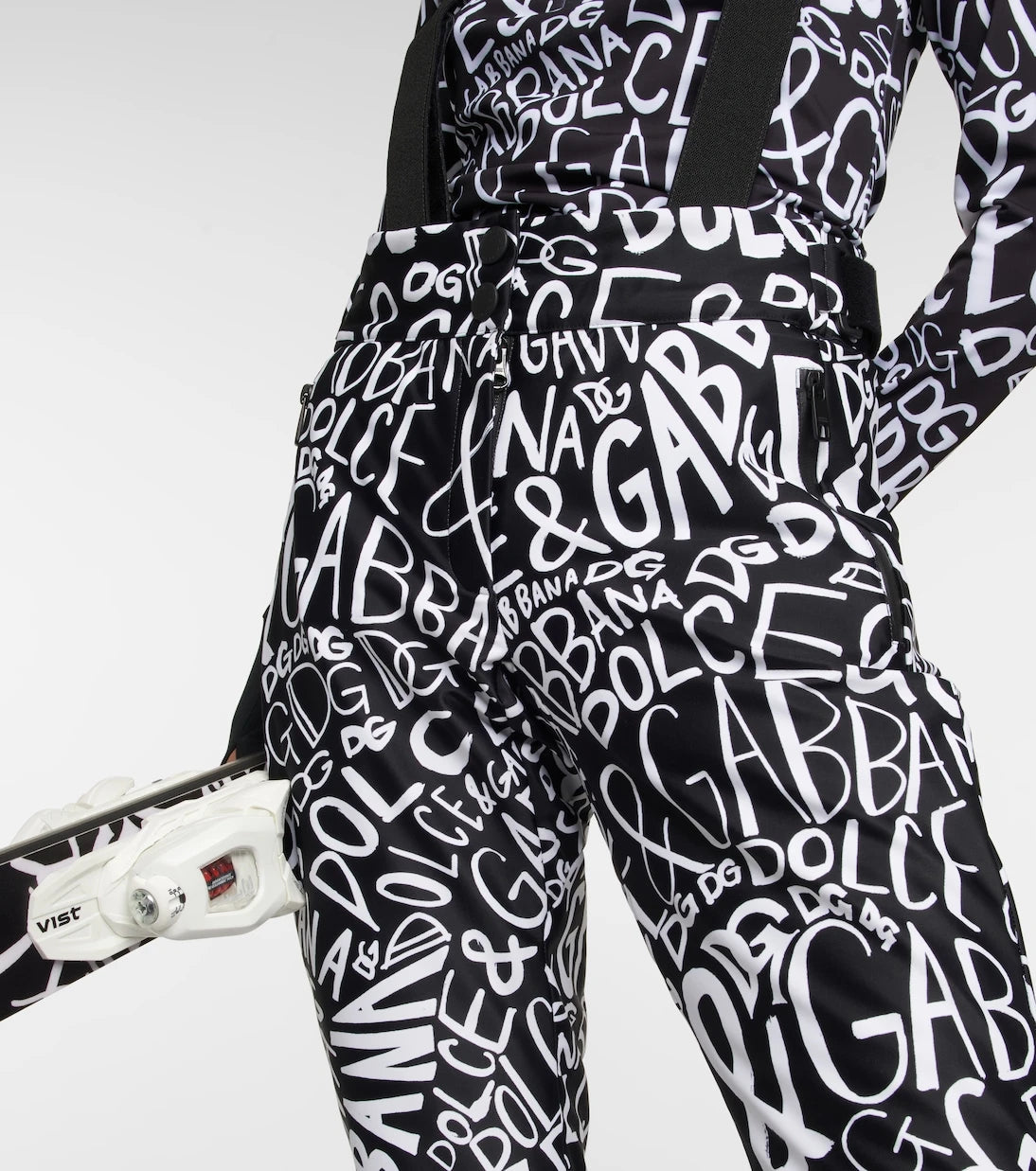 Dolce&Gabbana - Logo-print ski salopettes