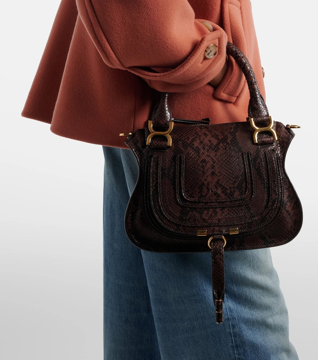 Chloé - Marcie Small leather top-handle bag