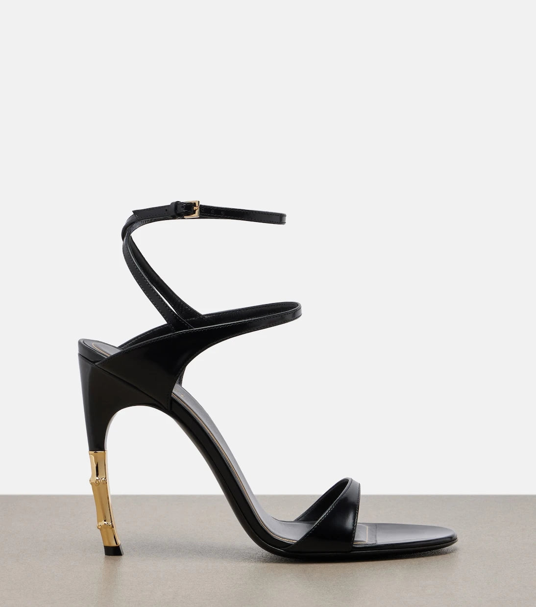 Gucci - Castello leather slingback sandals