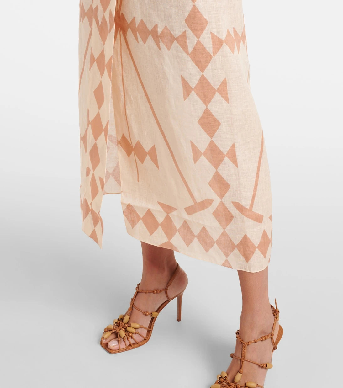 Johanna Ortiz - Printed linen maxi dress