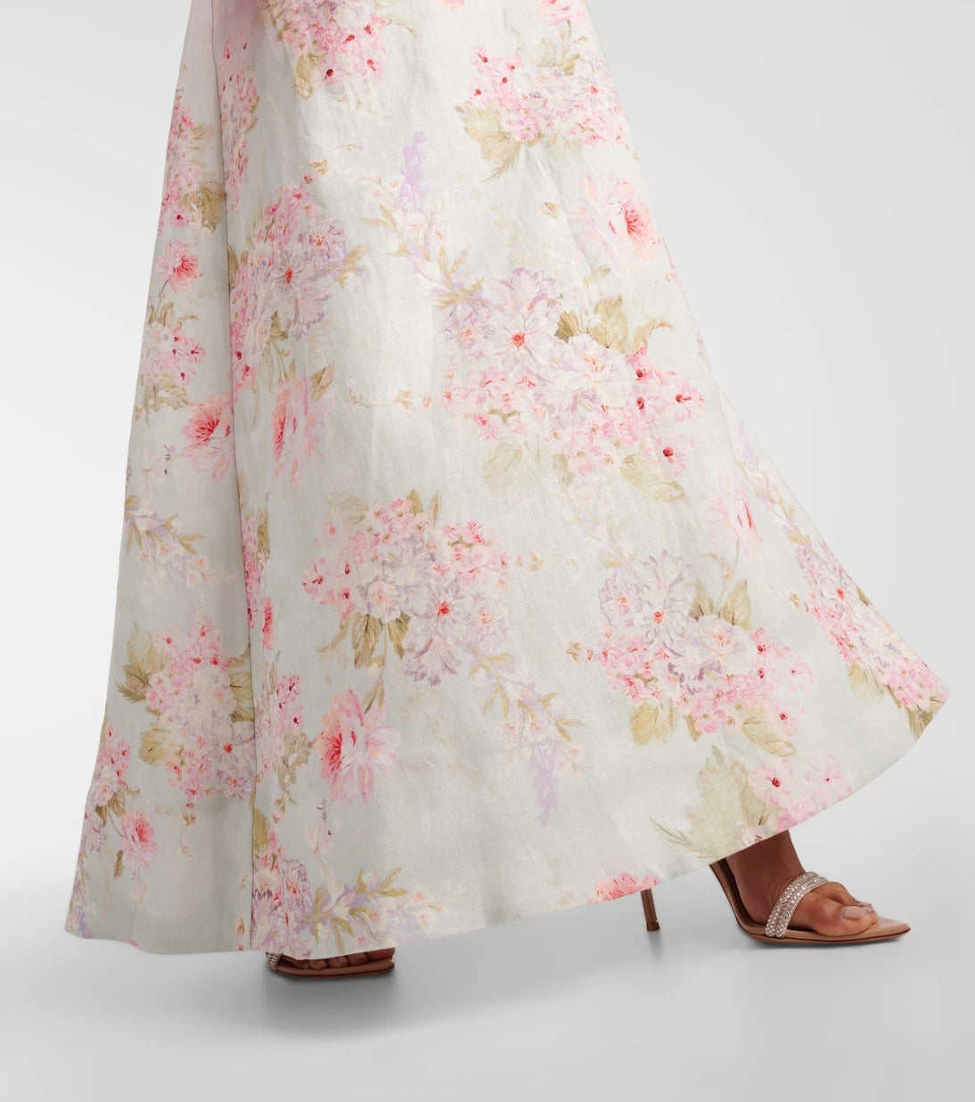 Zimmermann - Halliday lace-trimmed floral maxi dress