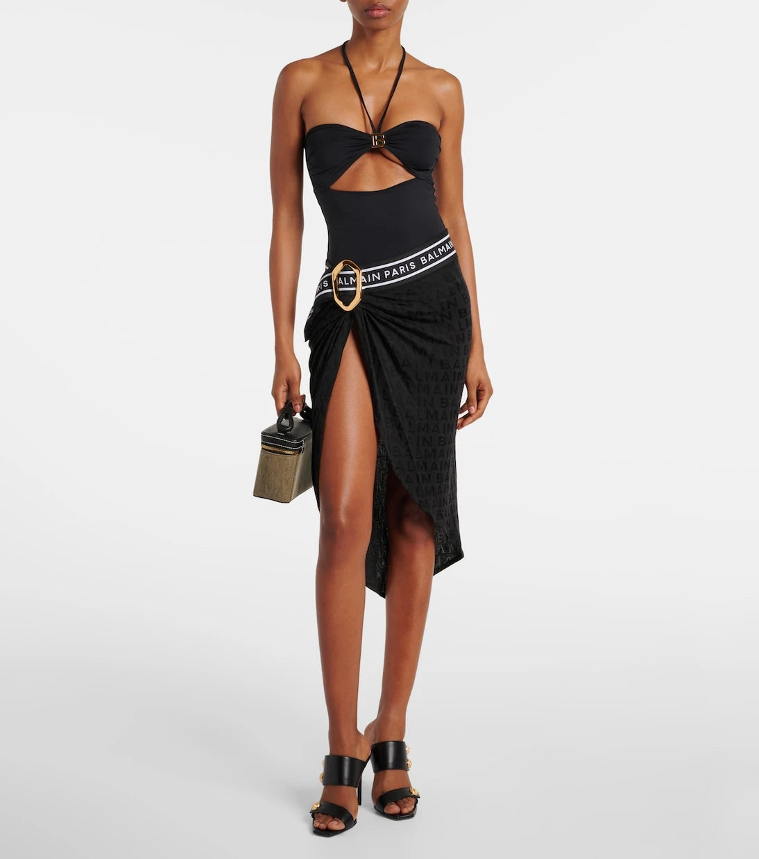 Balmain - Logo beach cover-up