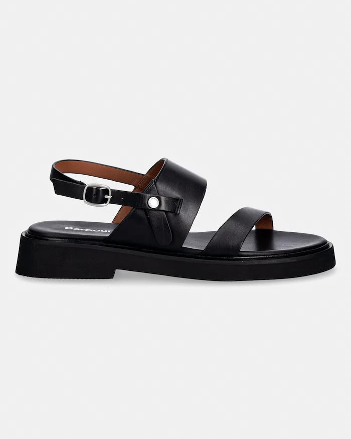 Barbour Dakota Deri Kadın Platform Sandalet