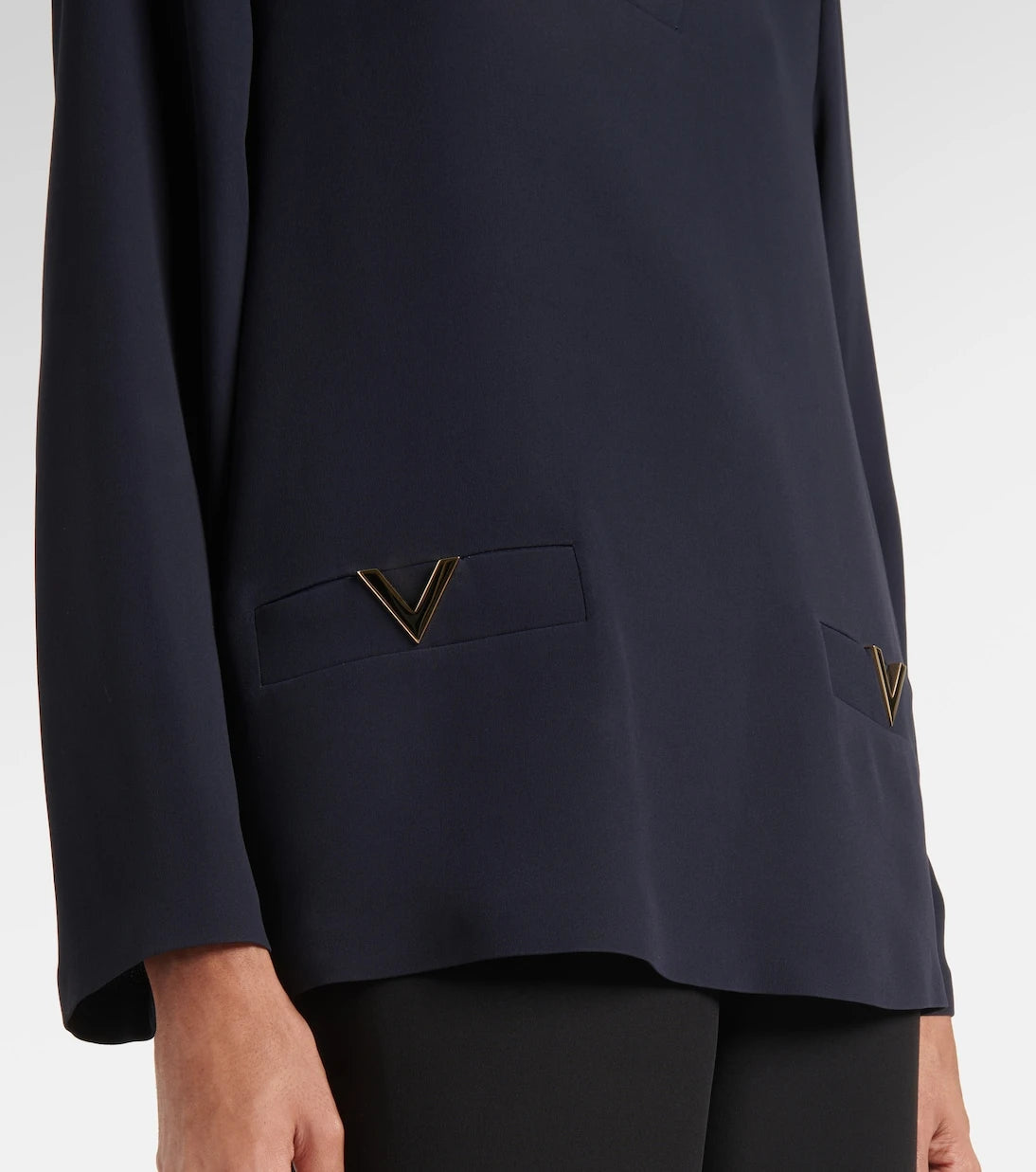 Valentino - VGold Cady Couture top