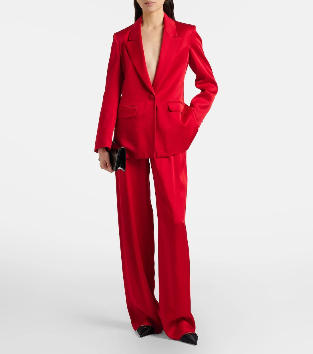 Max Mara - Satin crêpe blazer