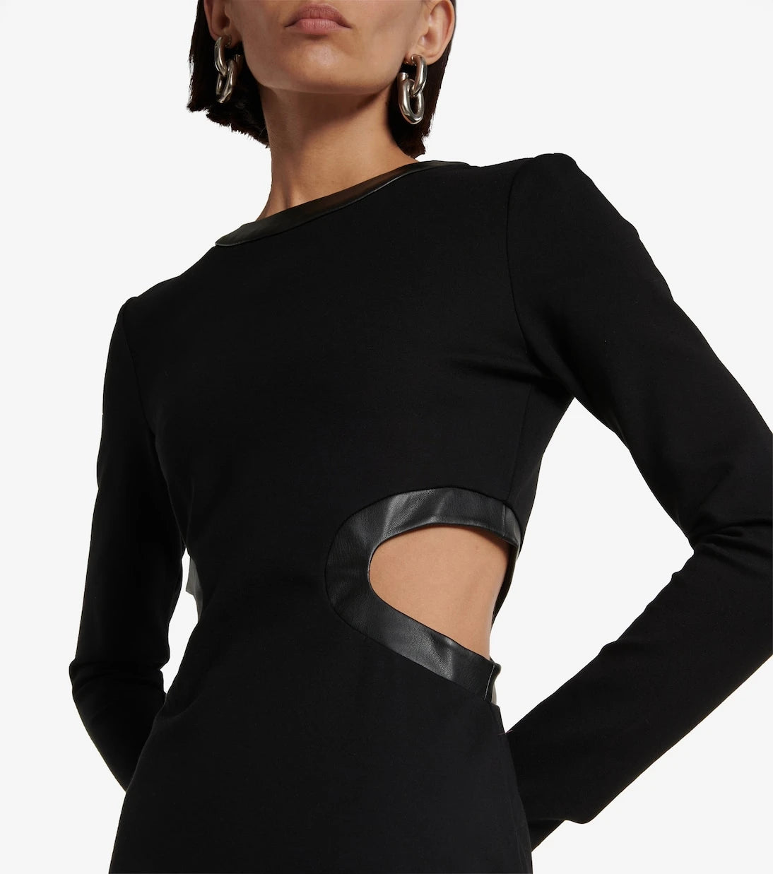 Staud - Dolce cutout jersey midi dress