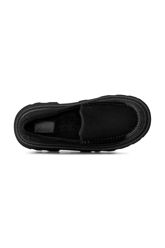 Велурени мокасини UGG Ascot Lug