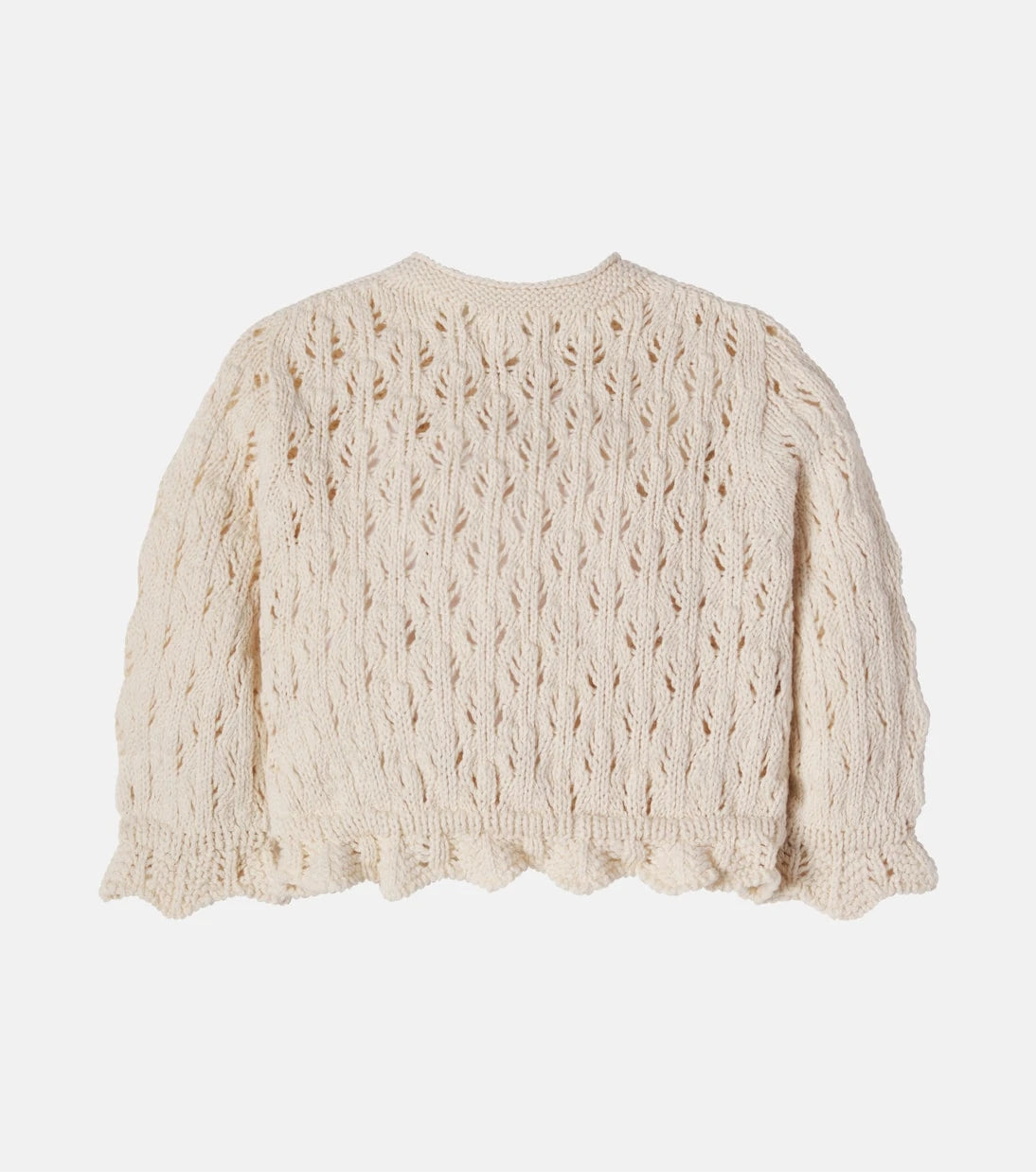Cozmo - Baby Ivy open-knit cotton cardigan