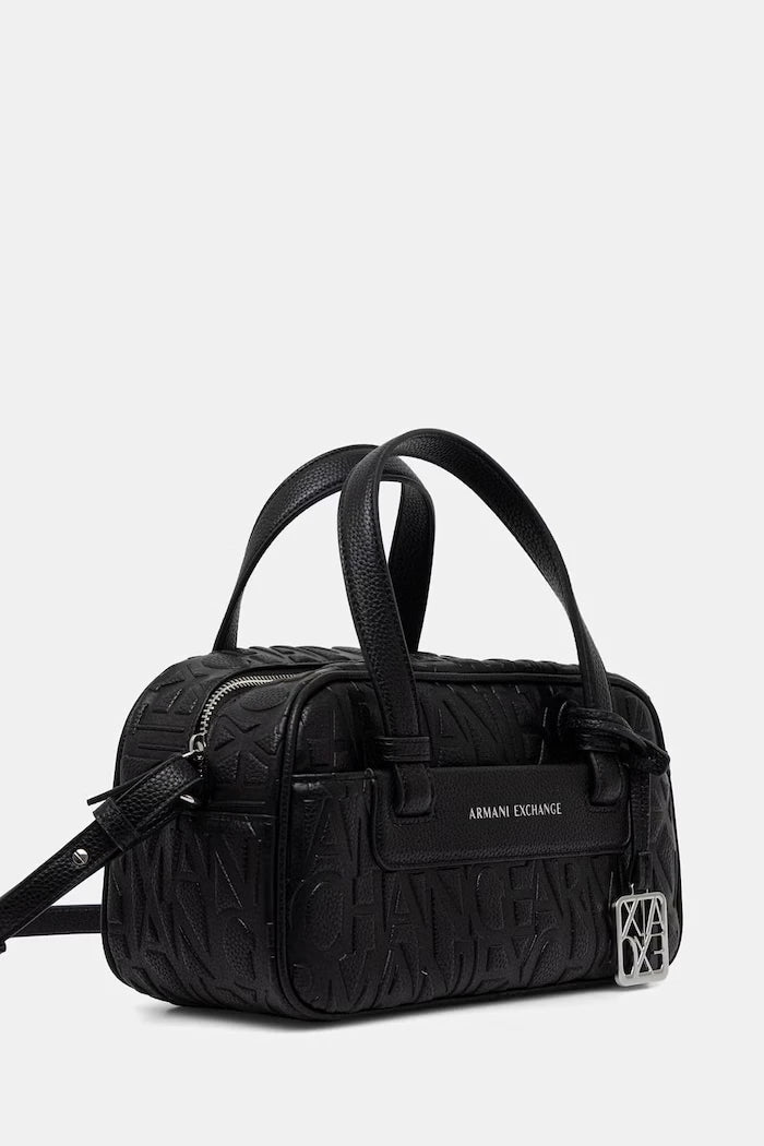 Armani Exchange kadın crossbody çanta, suni deriden