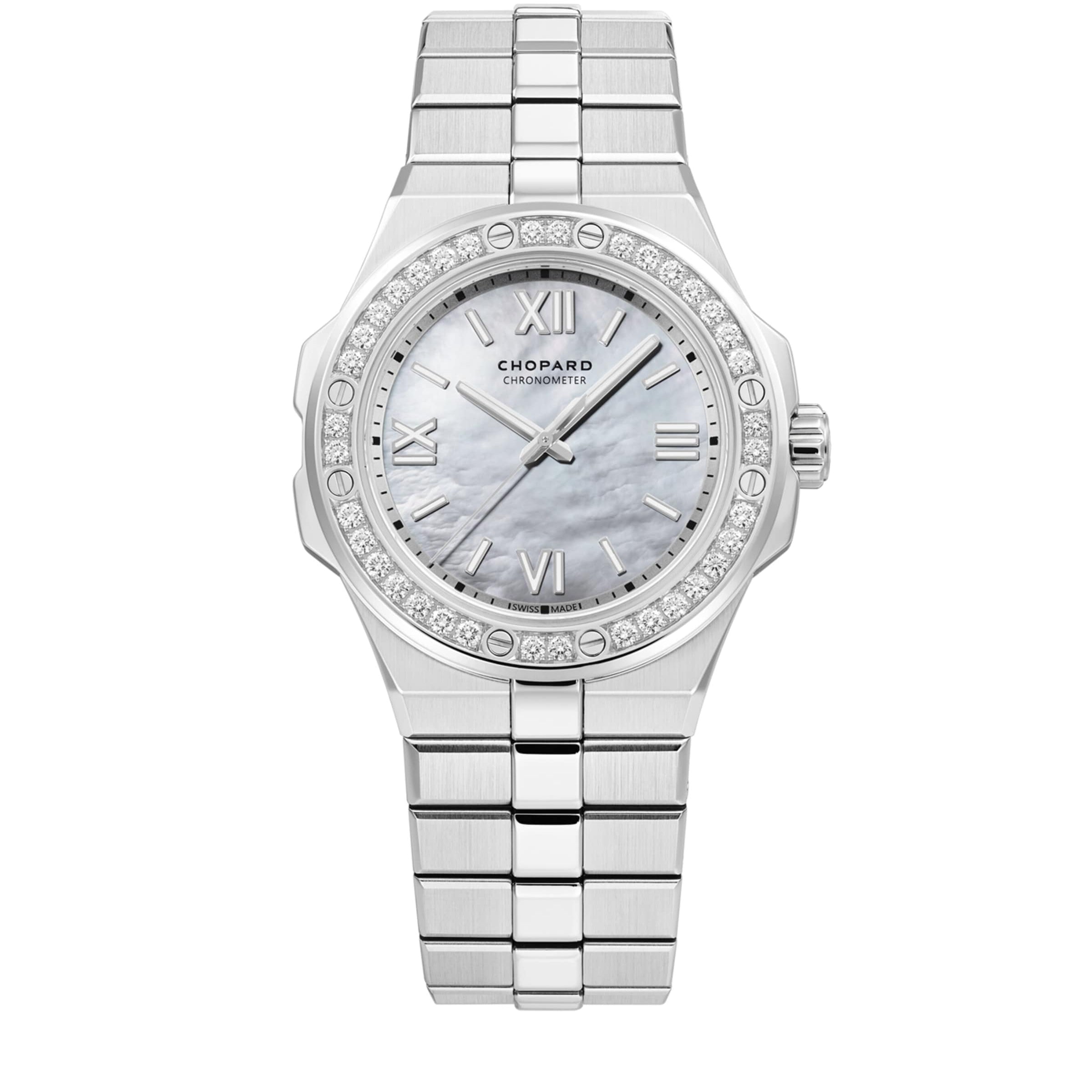 Stainless Steel and Diamond Alpine Eagle Watch 36mm