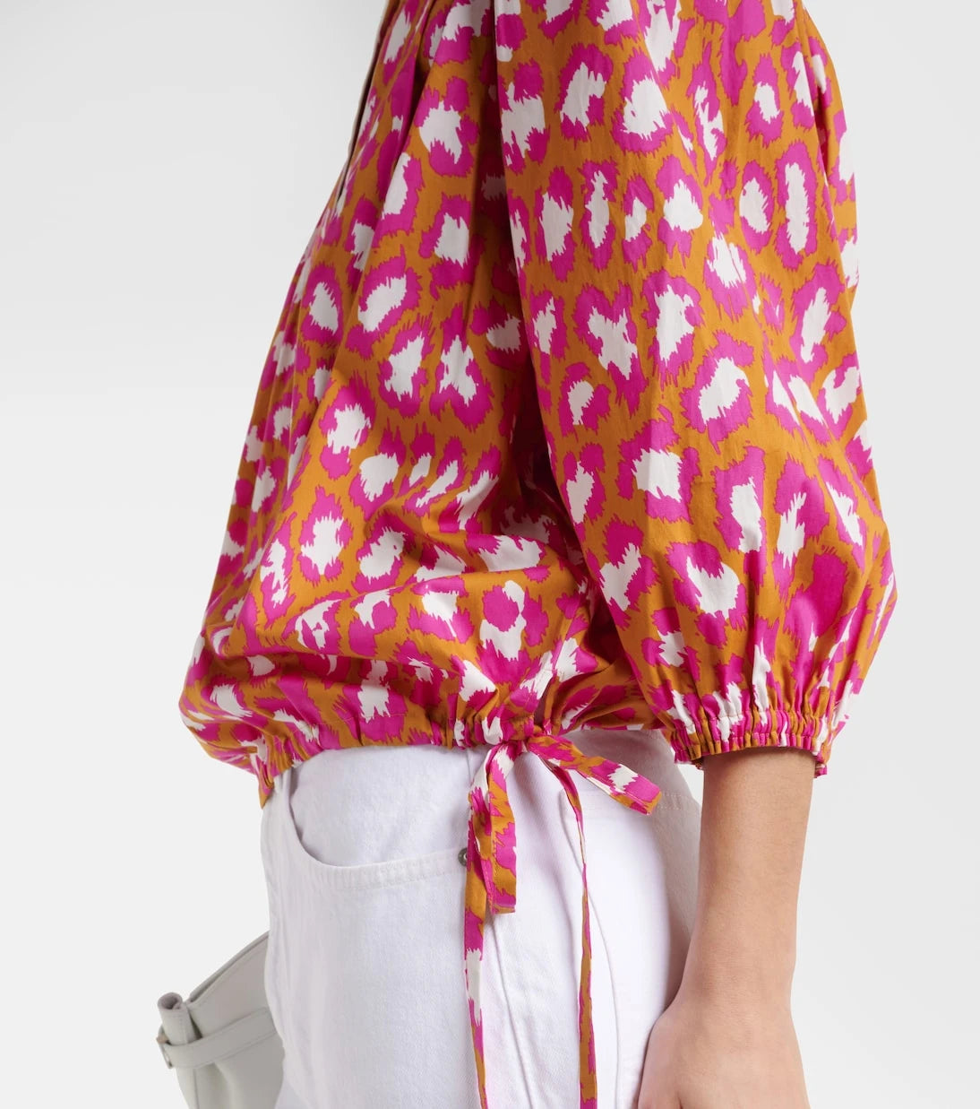 Diane von Furstenberg - Juliette printed cotton-blend top