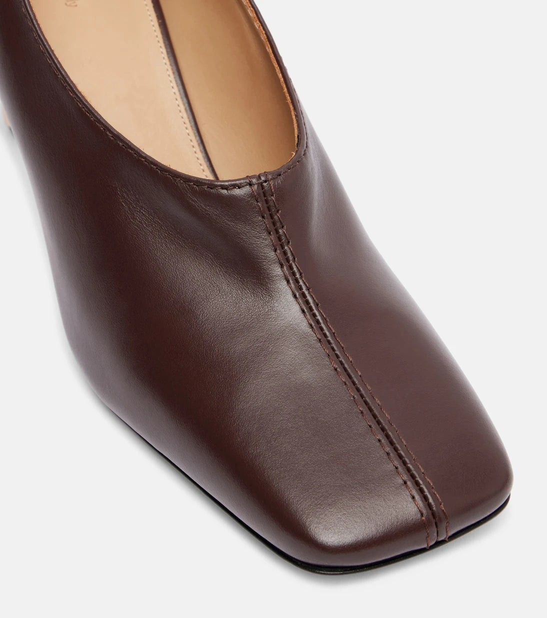 JW Anderson - Chain 75 leather pumps