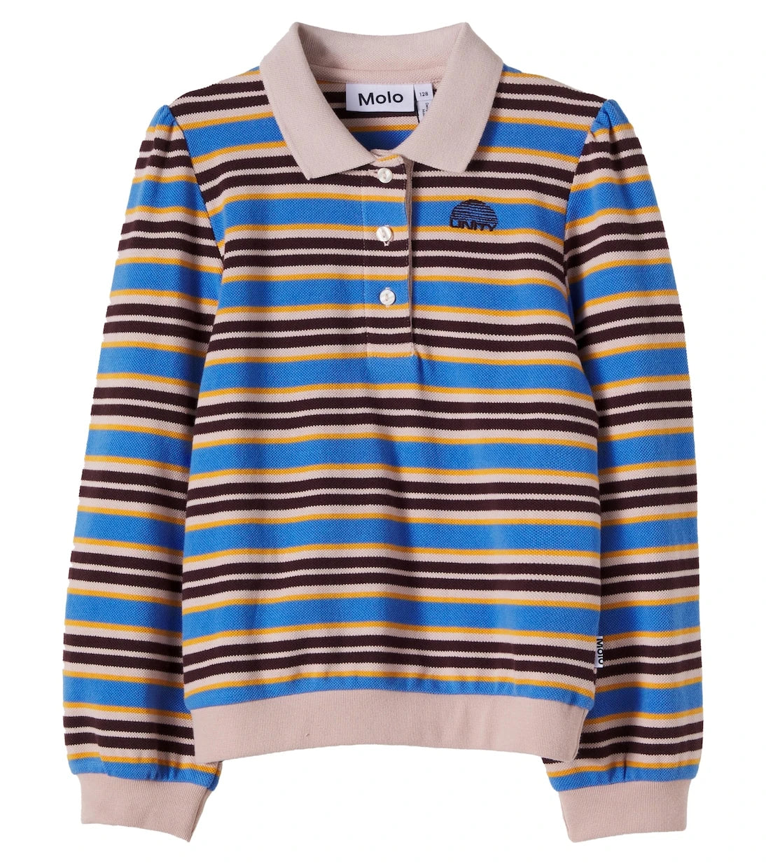 Molo - Ravi striped cotton polo shirt