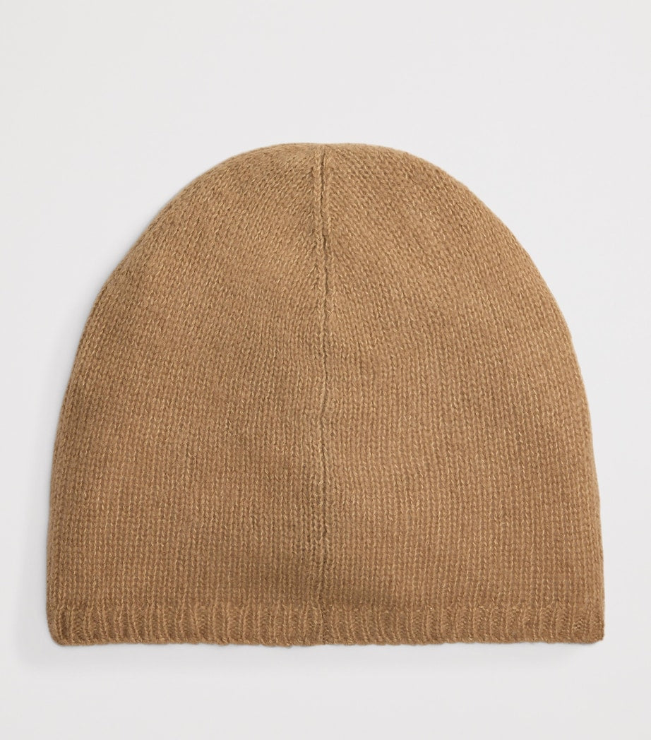 Ralph Lauren Collection Beige Cashmere-Blend Hat