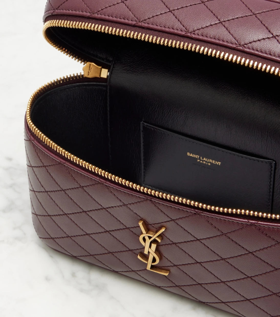 Saint Laurent - Gaby Large leather vanity bag
