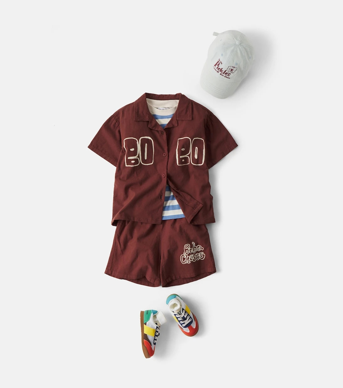 Bobo Choses - Logo cotton shorts