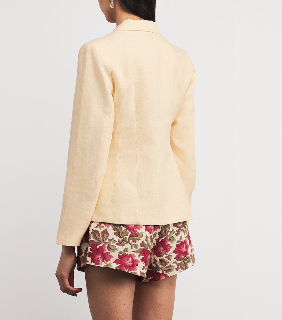 Linen Matilda Jacket DUSTY CITRON