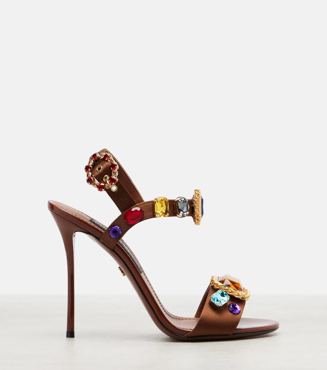 Dolce&Gabbana - Keira 2.0 embellished satin sandals