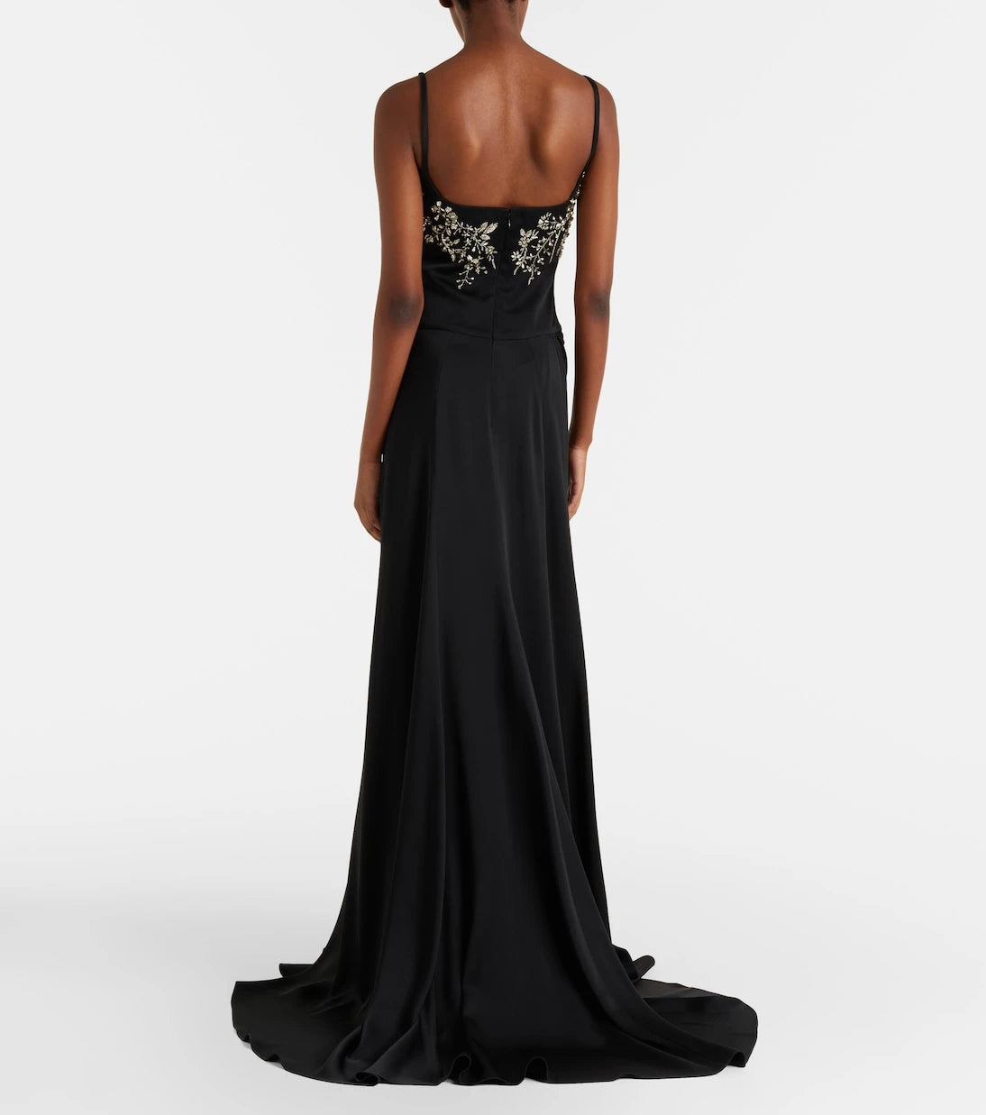 McQueen - Draped embellished gown