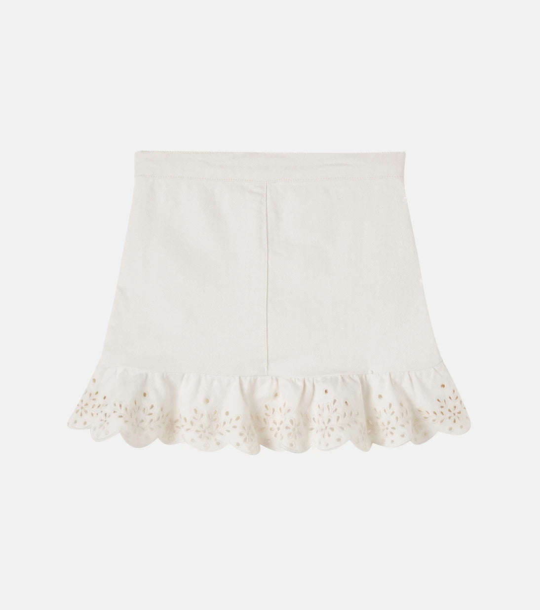 Self-Portrait Kids - Embellished denim skirt