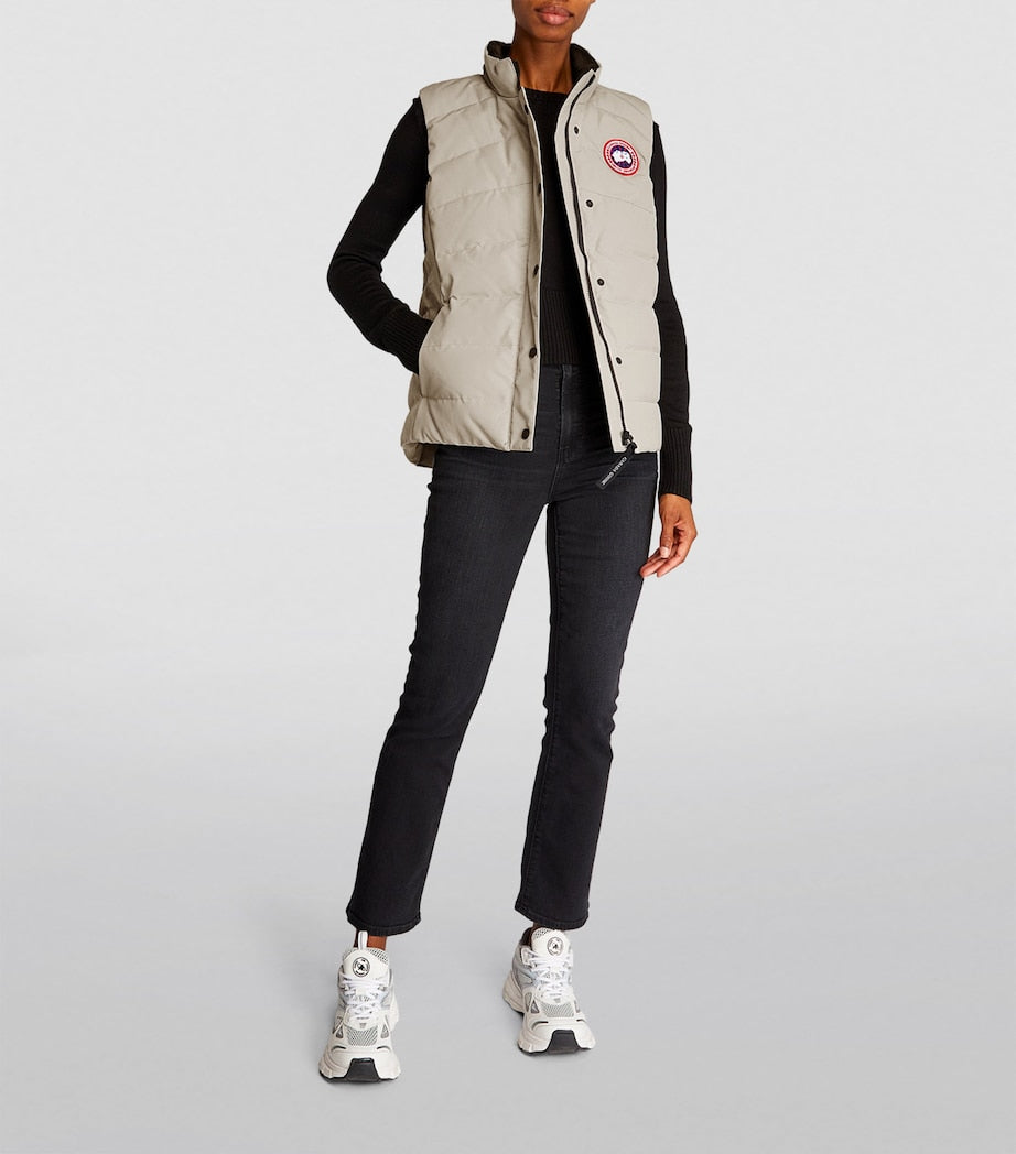 Canada Goose Beige Down-Filled Quilted Freestyle Gilet