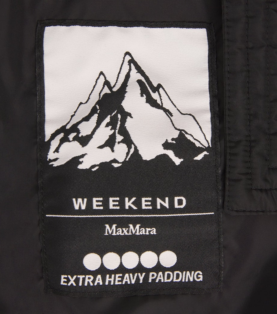 Weekend Max Mara Black Down Water-Repellent Puffer Jacket
