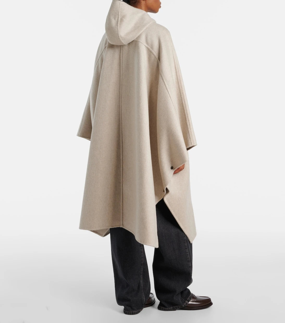 Brunello Cucinelli - Kapüşonlu kaşmir pelerin
