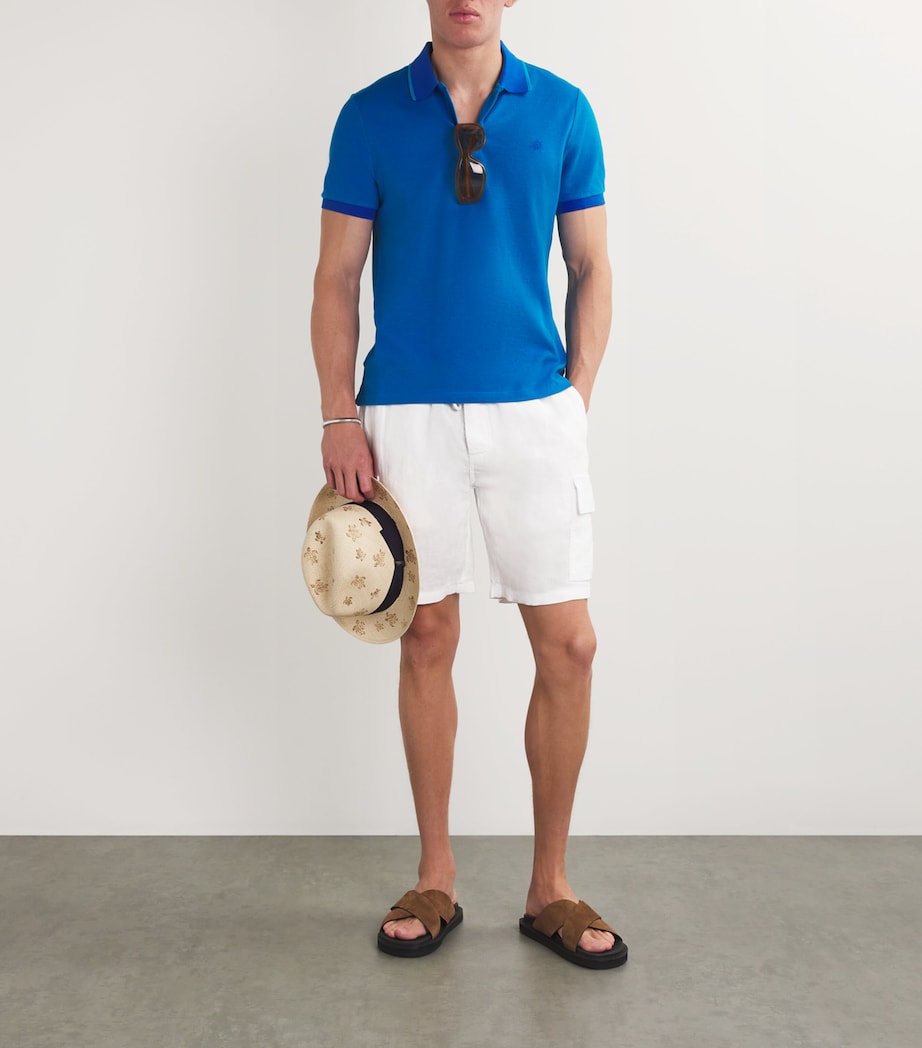 Linen Cargo-Pockets Baie Shorts