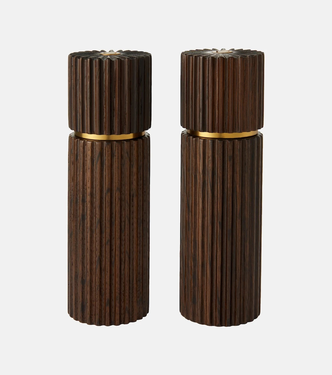 L'Objet - Ionic oak salt and pepper grinders