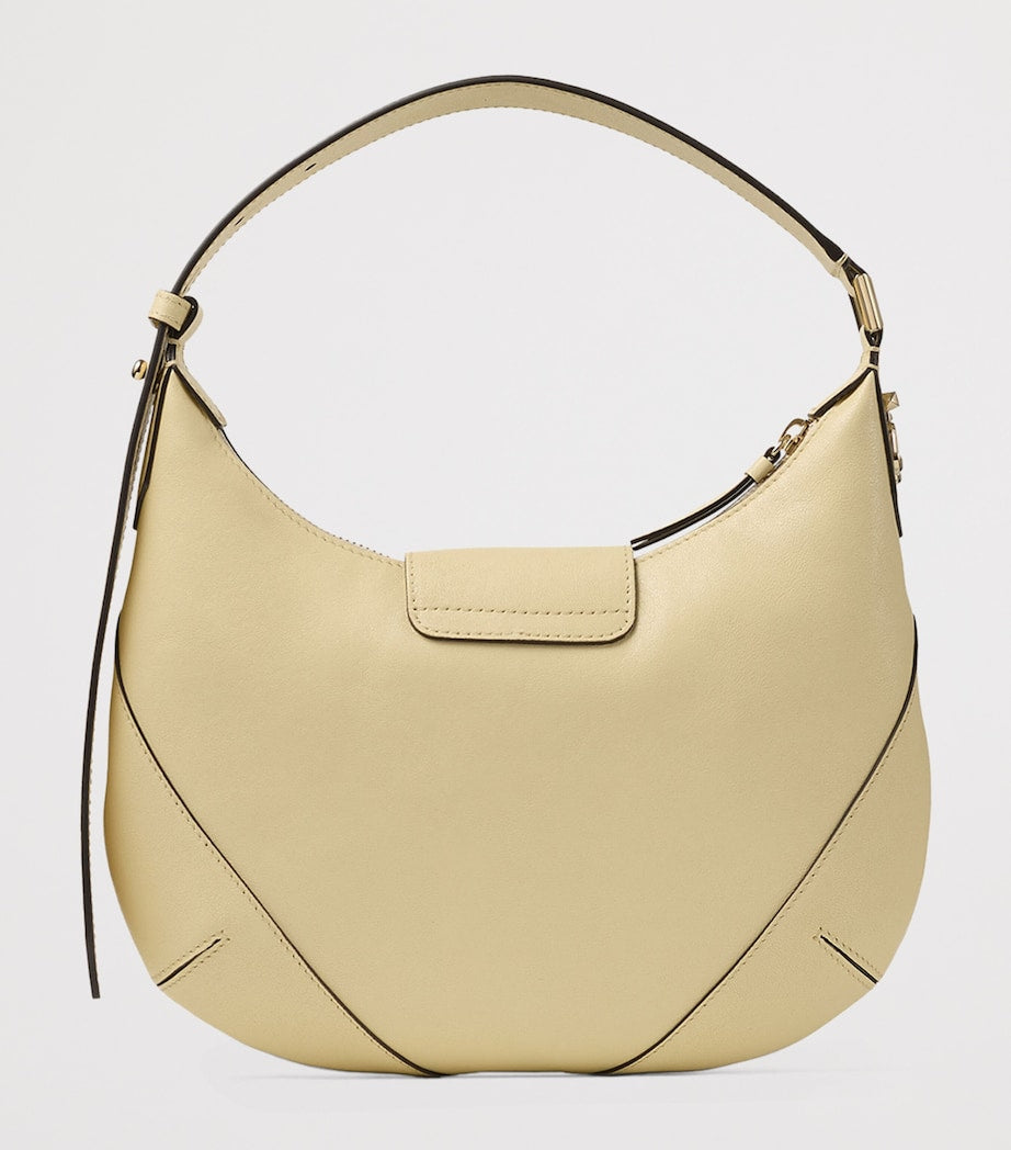 Small Bar Leather Shoulder Bag