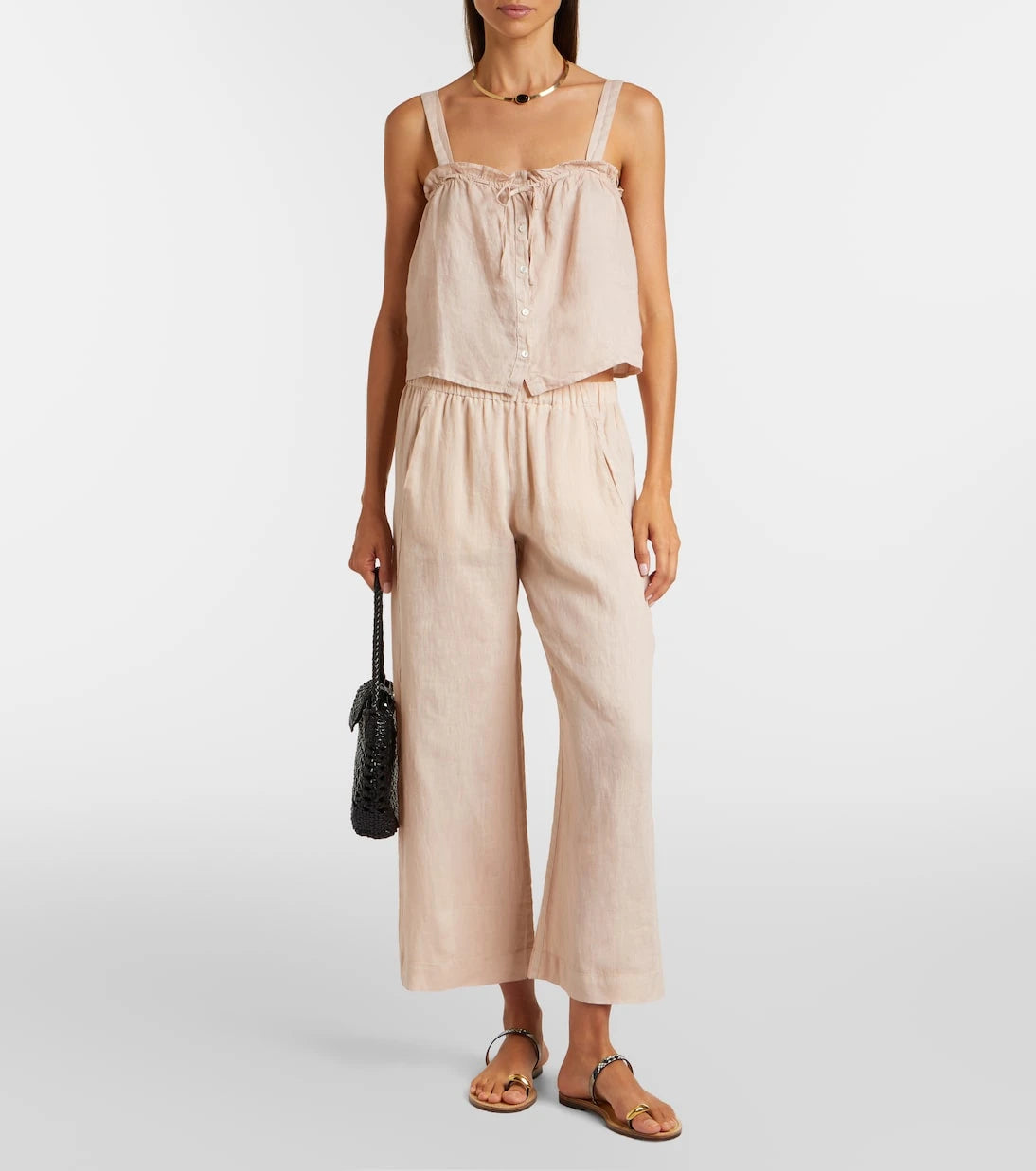 Velvet - Lola linen wide-leg pants