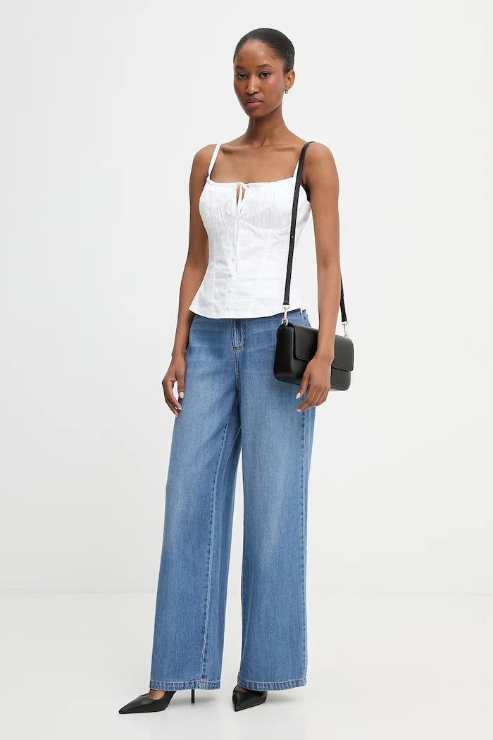Morgan дънки wide leg дамски PILOFI