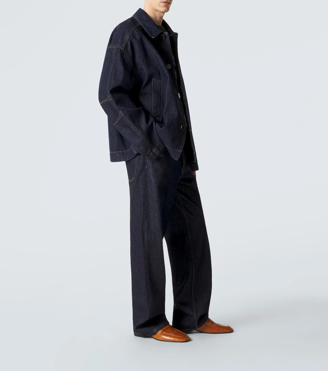 Dries Van Noten - حذاء لوفر جلدي