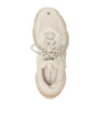 Balenciaga Beige Triple S Clear Sole Sneakers