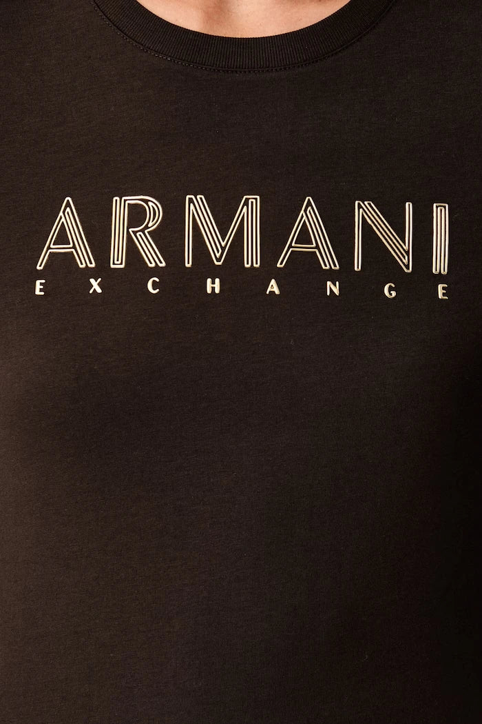 Armani Exchange Uzun Kollu Kadın Pamuk Bluz