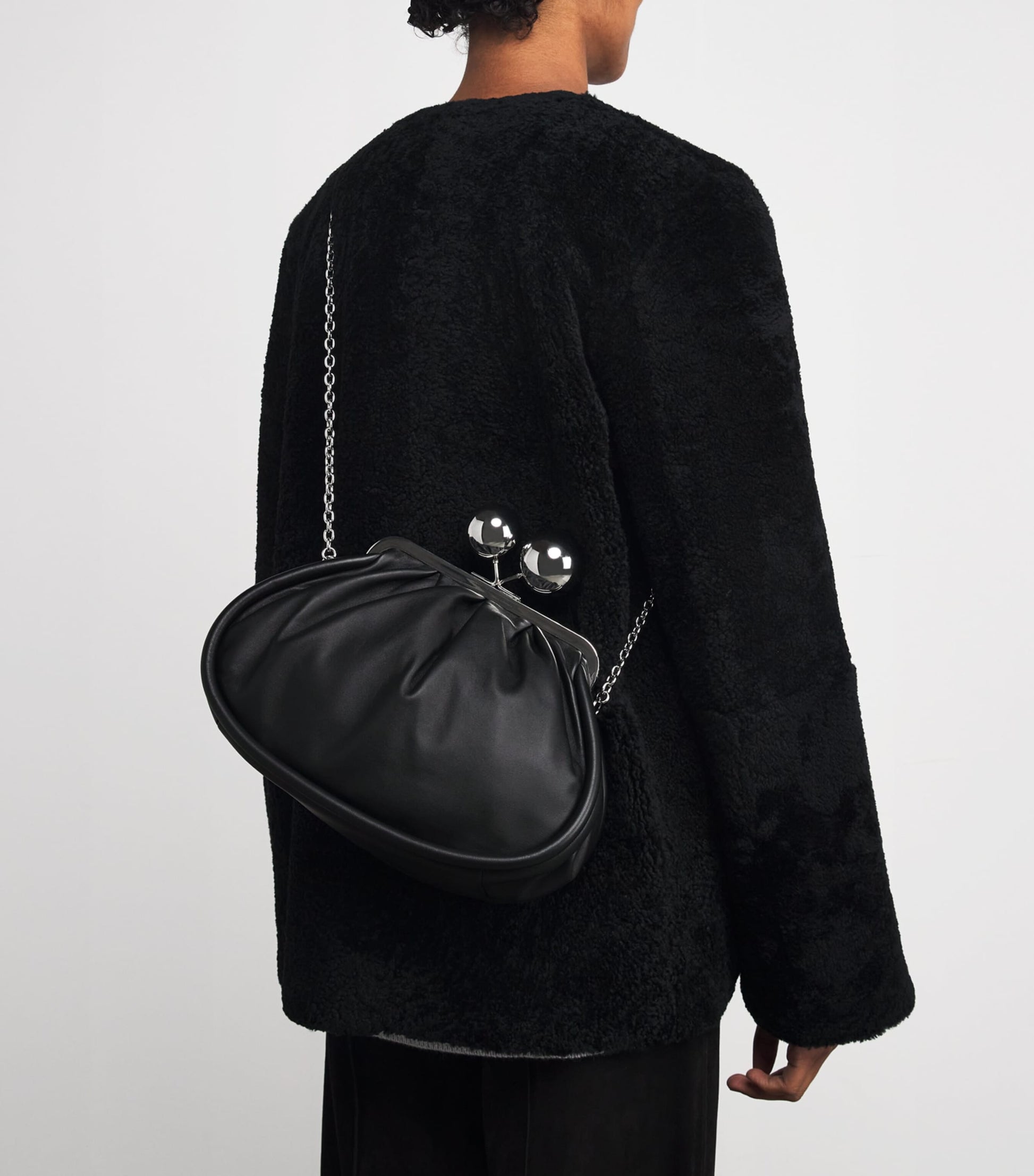 Medium Leather Pasticcino Clutch Bag