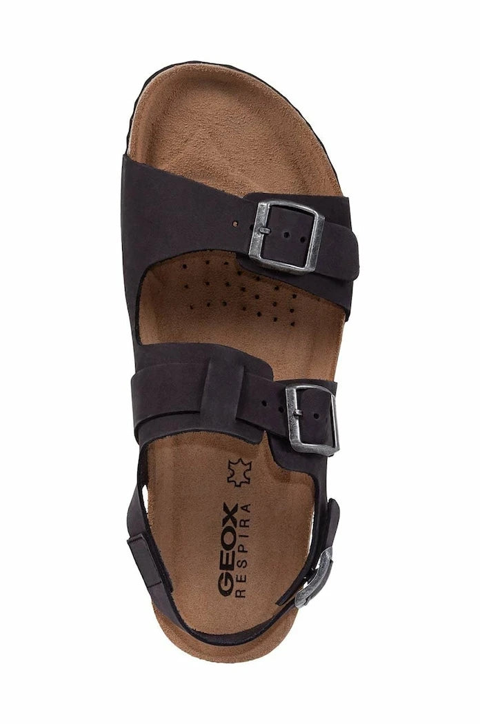Сандали от велур Geox U SANDAL GHITA A