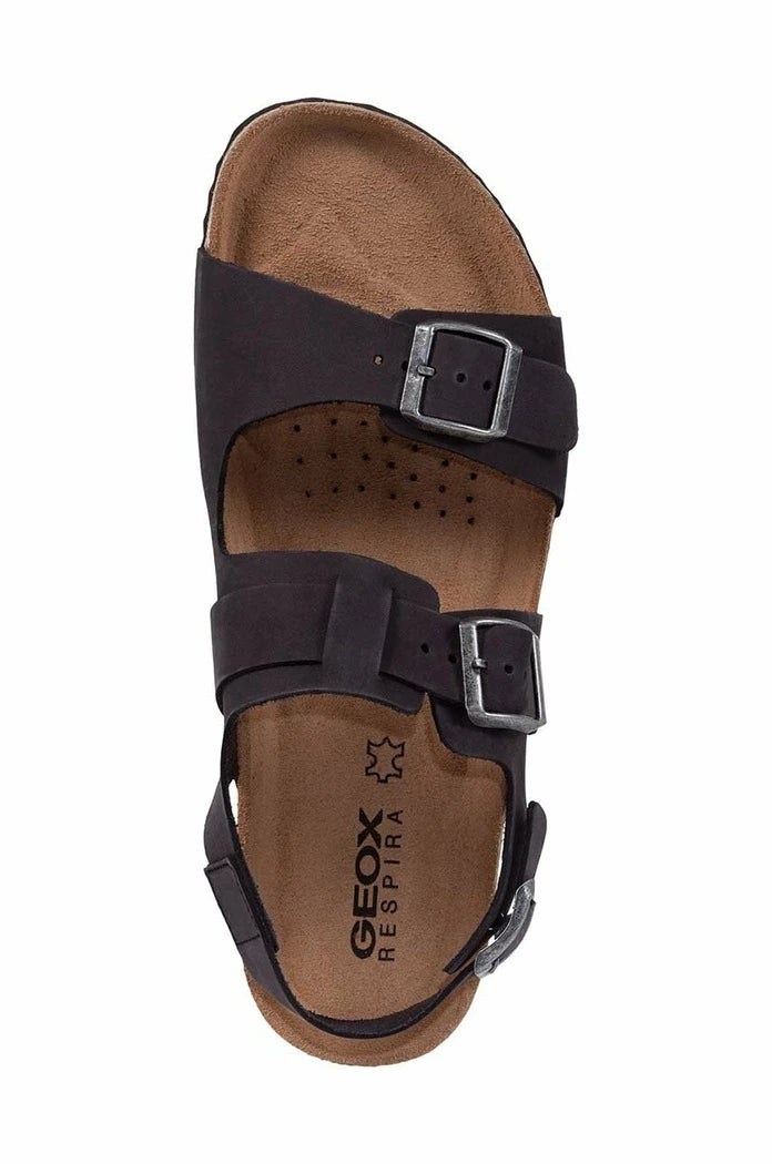 Geox U SANDAL GHITA A Süet Sandalet