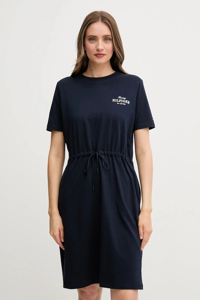Памучна рокля Tommy Hilfiger